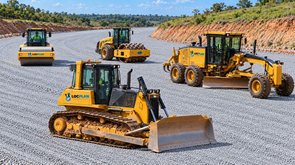 Terraplenagem e compactação, depois